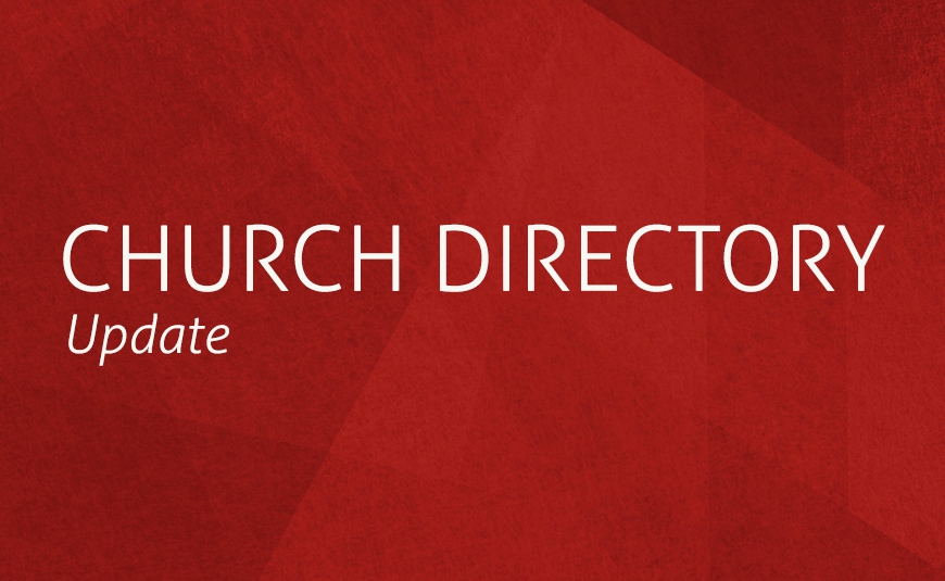 Church Directory Update