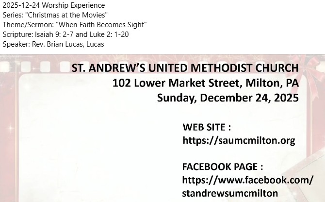 Christmas Eve Service - When Faith Becomes Sight