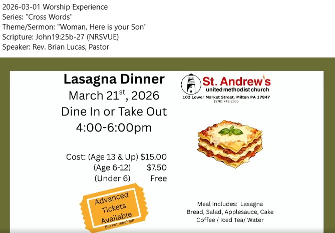 Woman, Here is your Son